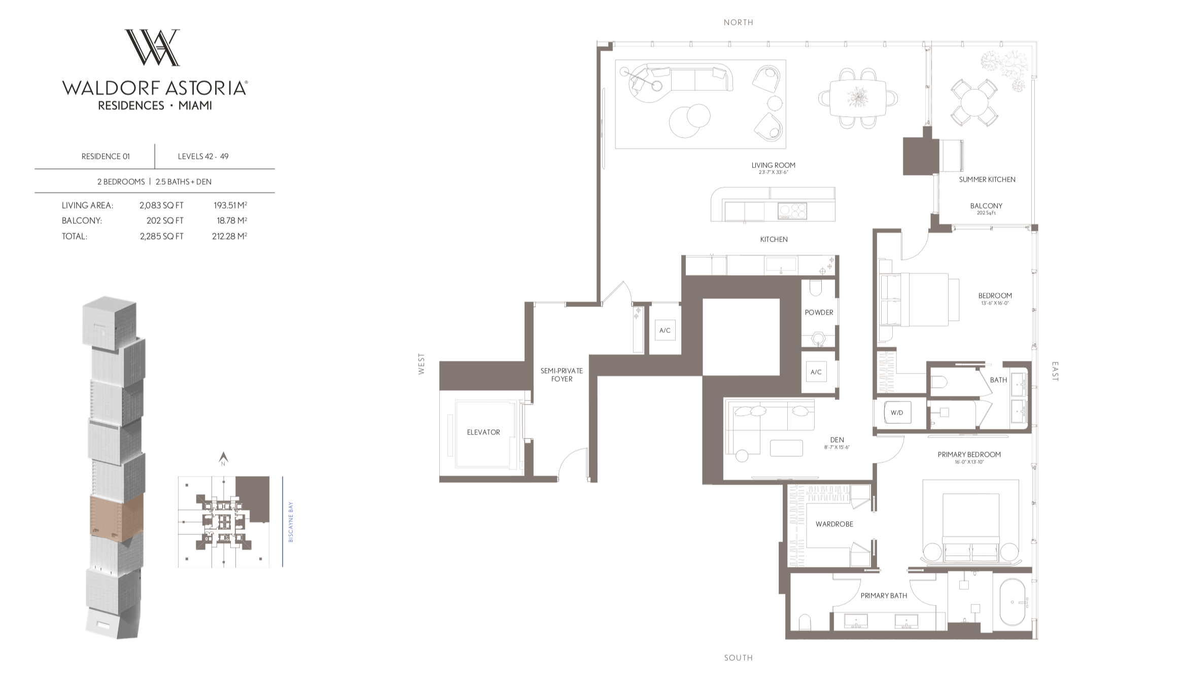 Waldorf Astoria Hotel and Residences of Miami David Siddons Group
